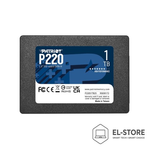 Patriot Memory SSD PATRIOT P220 1TB SATA 2,5"