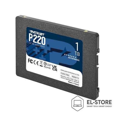 Patriot Memory SSD PATRIOT P220 1TB SATA 2,5"