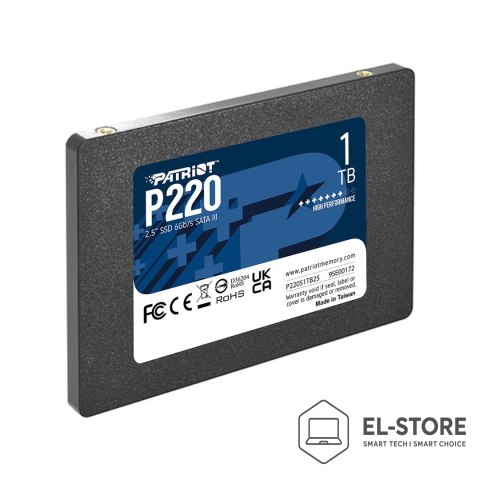 Patriot Memory SSD PATRIOT P220 1TB SATA 2,5"