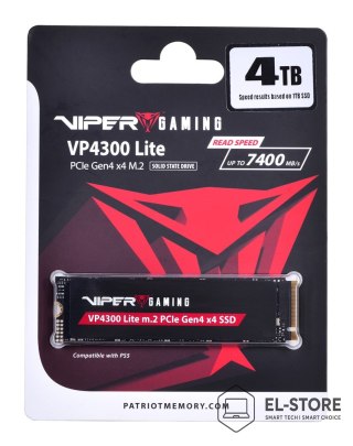 Patriot Memory SSD Patriot Viper VP4300L M.2 PCI-Ex4 NVMe 4TB
