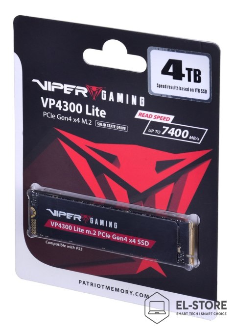 Patriot Memory SSD Patriot Viper VP4300L M.2 PCI-Ex4 NVMe 4TB
