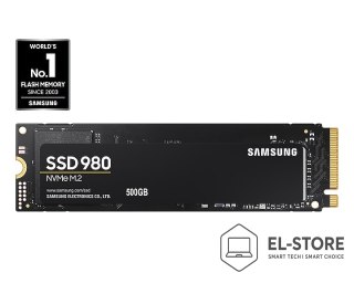 Samsung Dysk SSD Samsung 980 500 GB M.2 2280 PCI-E x4 Gen3 NVMe (MZ-V8V500BW)