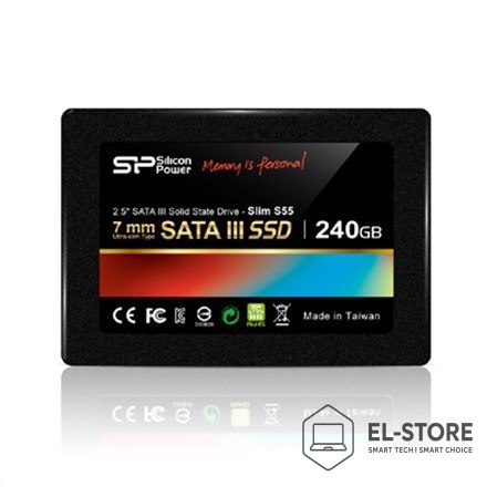 Silicon Power Silicon Power Slim S55 2.5" 240 GB Serial ATA III TLC