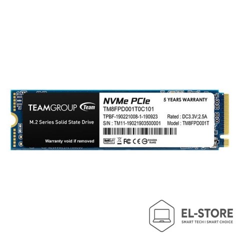 TEAMGROUP Team Group MP33 Pro NVMe SSD, PCIe 3.0 M.2 Type 2280 — 1 TB