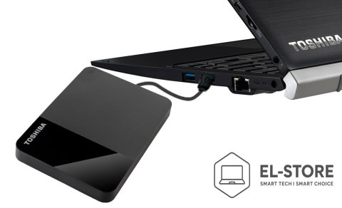 Toshiba Toshiba Canvio Ready zewnętrzny dysk twarde 4 TB 2.5" Micro-USB B 2.0/3.2 Gen 1 (3.1 Gen 1) Czarny