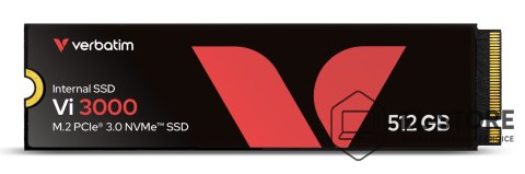Verbatim Dysk SSD Verbatim Vi3000 512 GB M.2 PCI Express 3.0 NVMe 49374-483