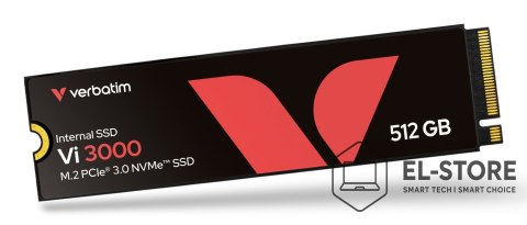 Verbatim Dysk SSD Verbatim Vi3000 512 GB M.2 PCI Express 3.0 NVMe 49374-483