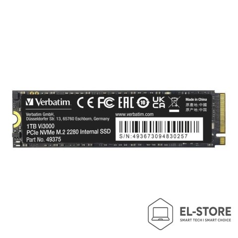 Verbatim Verbatim Vi3000 1 TB M.2 PCI Express 3.0 NVMe