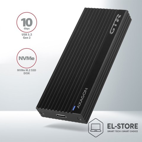 AXAGON Axagon EM2-GTR Obudowa SSD Czarny M.2