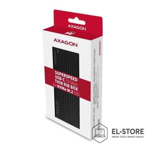AXAGON Axagon EM2-GTR Obudowa SSD Czarny M.2