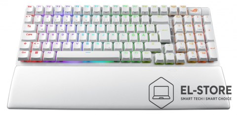 ASUS ASUS ROG Strix Scope II 96 Wireless klawiatura Gaming USB + RF Wireless + Bluetooth QWERTZ Niemiecki Biały