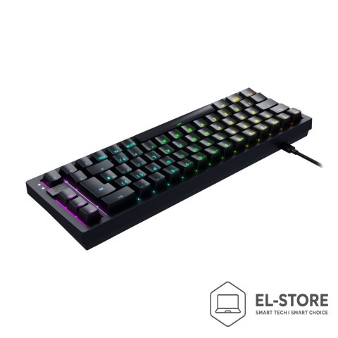 Cherry CHERRY K5V2 Compact klawiatura Gaming USB QWERTZ Niemiecki Czarny