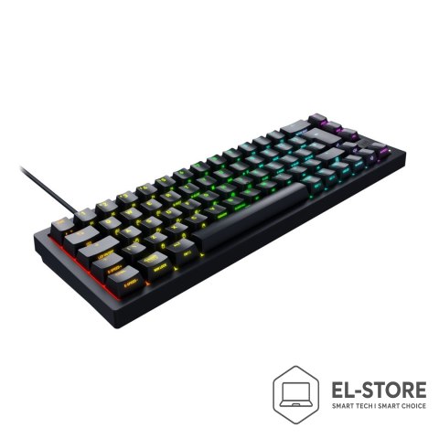 Cherry CHERRY K5V2 Compact klawiatura Gaming USB QWERTZ Niemiecki Czarny