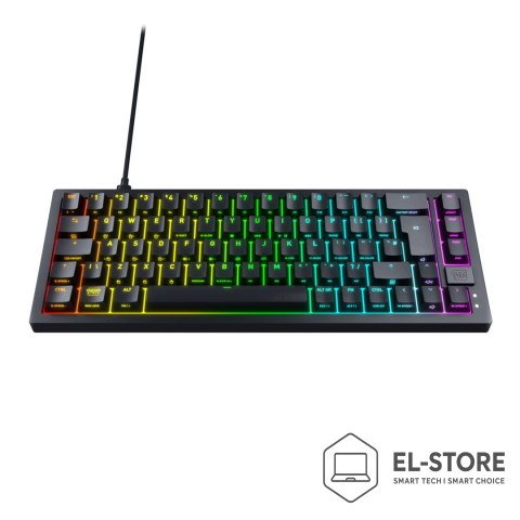 Cherry CHERRY K5V2 Compact klawiatura Gaming USB QWERTZ Niemiecki Czarny
