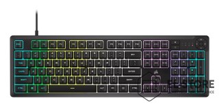 Corsair Klawiatura gamingowa RGB LED CORSAIR K55 CORE Juoda