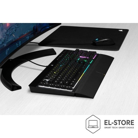 Corsair Korsarz | Gumowa kopuła | K55 RGB PRO | Klawiatura do gier | Klawiatura do gier | Światło LED RGB | Stany Zjednoczone | Przewodo