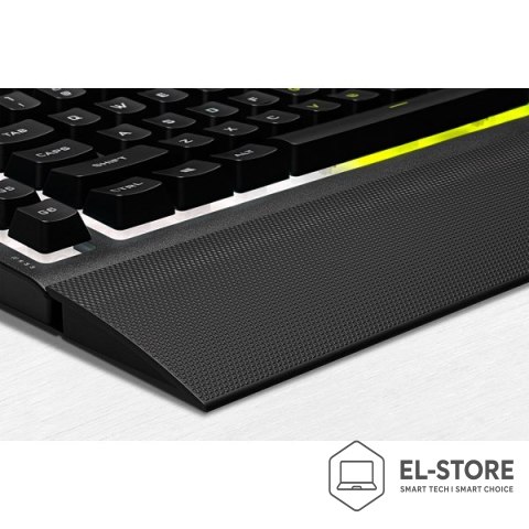Corsair Korsarz | Gumowa kopuła | K55 RGB PRO | Klawiatura do gier | Klawiatura do gier | Światło LED RGB | Stany Zjednoczone | Przewodo