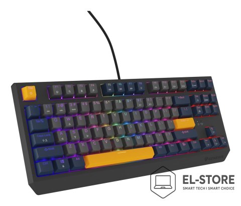 GENESIS GENESIS Thor 230 TKL klawiatura Gaming USB QWERTY Angielski Niebieski