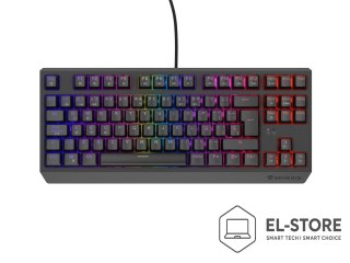 GENESIS GENESIS Thor 230 TKL klawiatura Gaming USB QWERTY Hiszpański Czarny