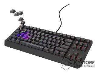 GENESIS GENESIS Thor 230 TKL klawiatura Gaming USB QWERTY US English Czarny