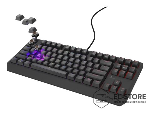 GENESIS GENESIS Thor 230 TKL klawiatura Gaming USB QWERTY US English Czarny