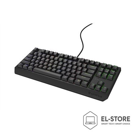 GENESIS GENESIS Thor 230 TKL klawiatura Gaming USB QWERTY US English Czarny