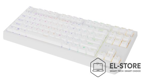 GENESIS GENESIS Thor 230 TKL klawiatura Gaming USB + RF Wireless + Bluetooth QWERTY US English Biały