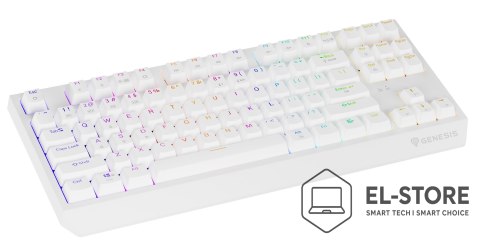 GENESIS GENESIS Thor 230 TKL klawiatura Gaming USB + RF Wireless + Bluetooth QWERTY US English Biały