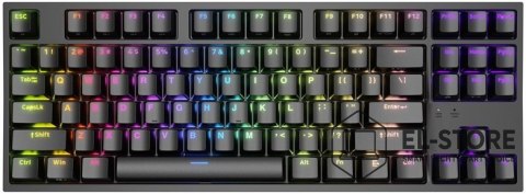 GENESIS GENESIS Thor 404 TKL klawiatura Gaming USB QWERTY Amerykański międzynarodowy Czarny