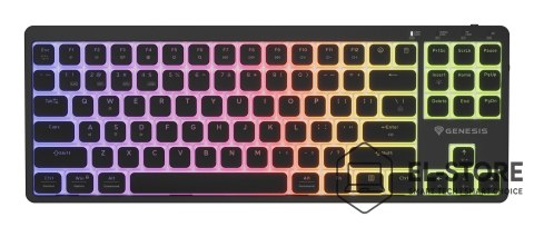 GENESIS GENESIS Thor 430 TKL Wireless klawiatura Gaming USB + RF Wireless + Bluetooth QWERTY US English Czarny