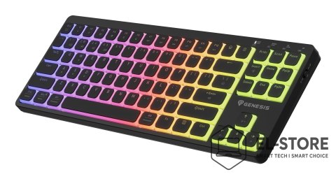 GENESIS GENESIS Thor 430 TKL Wireless klawiatura Gaming USB + RF Wireless + Bluetooth QWERTY US English Czarny