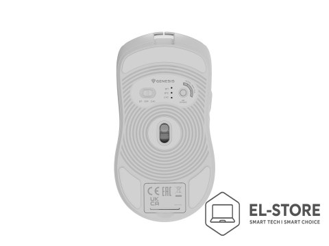GENESIS GENESIS Zircon 500 myszka Gaming Po prawej stronie RF Wireless + Bluetooth + USB Type-C Optyczny 10000 DPI
