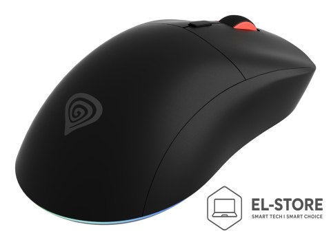 GENESIS GENESIS Zircon XIII myszka Gaming Oburęczny RF Wireless + USB Type-C Optyczny 26000 DPI