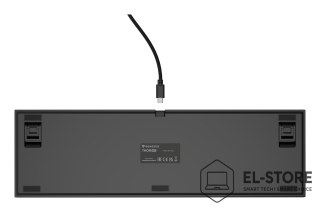 GENESIS Klawiatura GENESIS THOR 404 Uniwersalne USB QWERTY Angielski Czarny