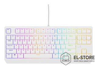 GENESIS Klawiatura GENESIS Thor 230 TKL Gaming USB QWERTY US English Biały