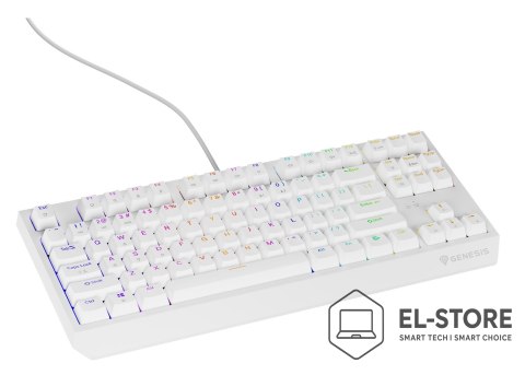 GENESIS Klawiatura GENESIS Thor 230 TKL Gaming USB QWERTY US English Biały
