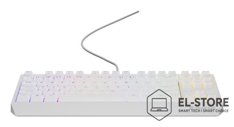 GENESIS Klawiatura GENESIS Thor 230 TKL Gaming USB QWERTY US English Biały