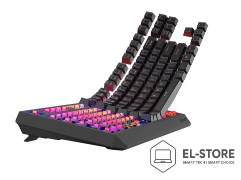 GENESIS Klawiatura Genesis Thor 230 TKL NKG-2106 Wless (RapidSpeed Wireless, BT, USB) Standardowy (US) Czarna