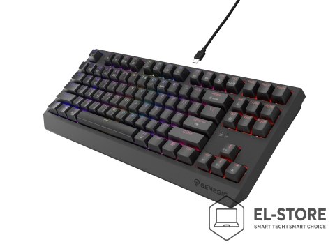GENESIS Klawiatura Genesis Thor 230 TKL NKG-2106 Wless (RapidSpeed Wireless, BT, USB) Standardowy (US) Czarna