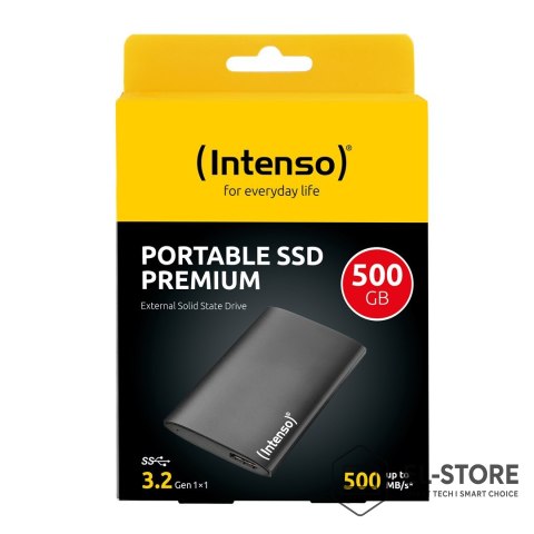 INTENSO Dysk SSD USB3.2 500GB EXT./BLACK INTENSO