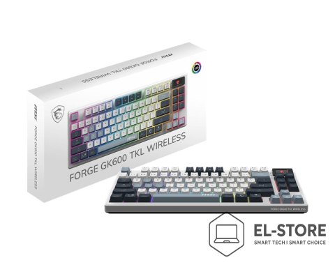MSI Klawiatura gamingowa MSI Forge GK600 TKL