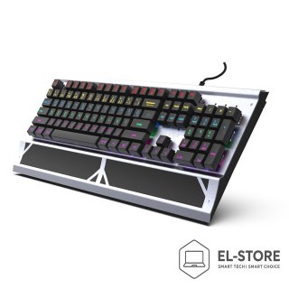 No name Kalwiatura gamingowa Inca IKG-444 Gaming USB Szara