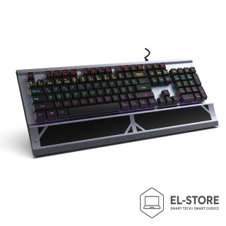 No name Kalwiatura gamingowa Inca IKG-444 Gaming USB Szara
