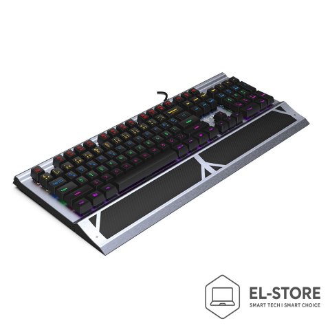 No name Kalwiatura gamingowa Inca IKG-444 Gaming USB Szara