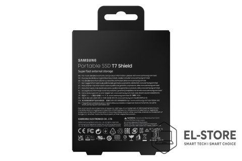 Samsung SAMSUNG SSD T7 Shield Black 2TB MU-PE2T0S/EU