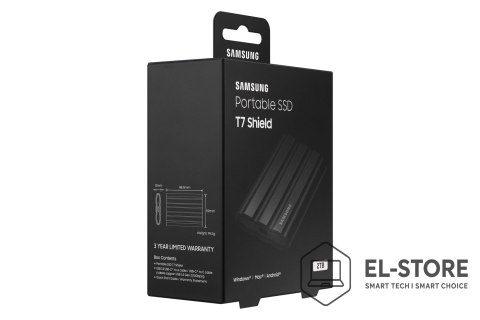 Samsung SAMSUNG SSD T7 Shield Black 2TB MU-PE2T0S/EU