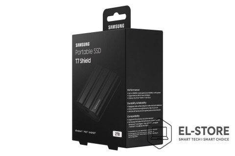 Samsung SAMSUNG SSD T7 Shield Black 2TB MU-PE2T0S/EU