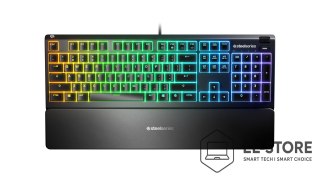 SteelSeries SteelSeries Apex 3 Gaming Keyboard, US Layout, Wired, Black SteelSeries Apex 3 Gaming keyboard IP32 water resistant for protecti