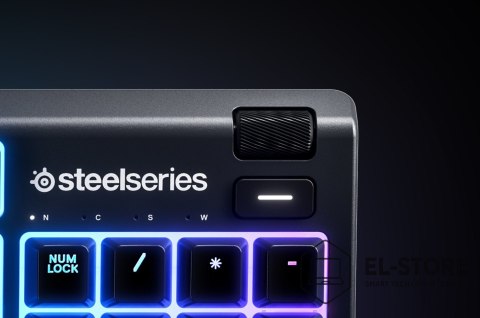 SteelSeries SteelSeries Apex 3 Gaming Keyboard, US Layout, Wired, Black SteelSeries Apex 3 Gaming keyboard IP32 water resistant for protecti