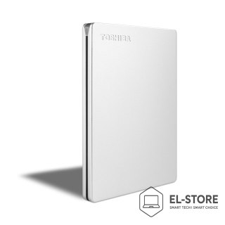 Toshiba Dysk zewnętrzny Toshiba Canvio Slim 2TB 2.5" Micro-USB B 3.2 Gen 1 (3.1 Gen 1) Srebrny